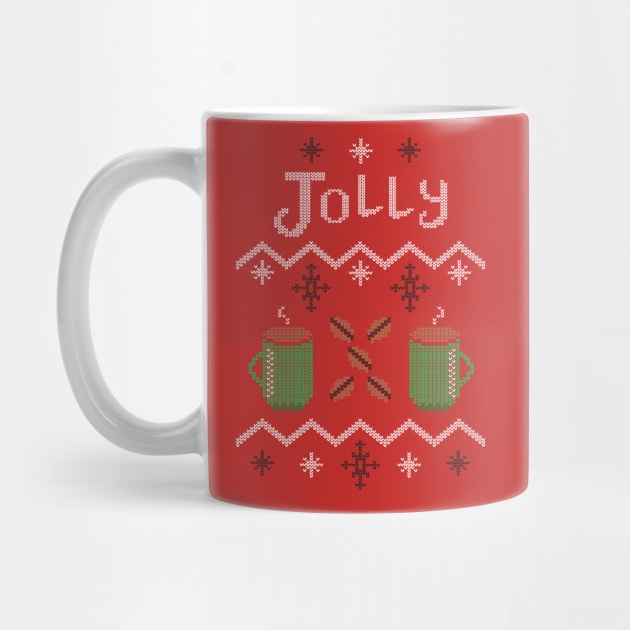 Jolly Coffee Holiday Sweater by Eat, Geek + Be Merry